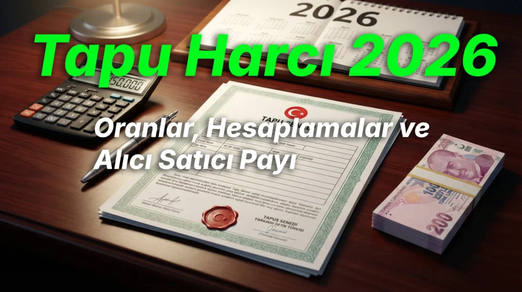 Tapu Harcı 2026: Oranlar, Hesaplamalar ve Alıcı Satıcı Payı